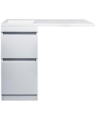 Тумба под раковину Style Line Даллас Люкс Plus 100 СС-00002346 Белая