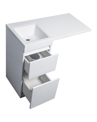 Тумба под раковину Style Line Даллас Люкс Plus 100 СС-00002346 Белая