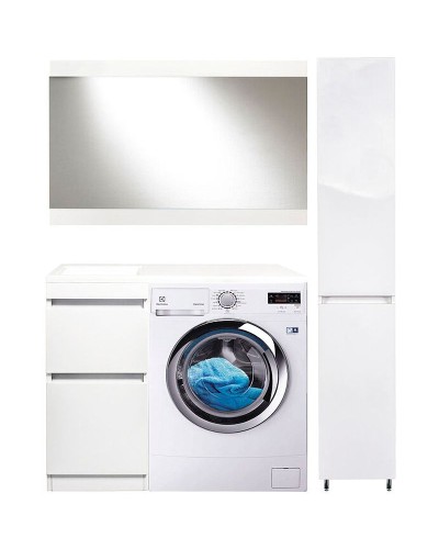 Тумба под раковину Style Line Даллас Люкс Plus 100 СС-00002346 Белая