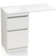 Тумба под раковину Style Line Даллас Люкс Plus 110 СС-00002347 Белая