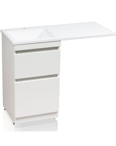 Тумба под раковину Style Line Даллас Люкс Plus 110 СС-00002347 Белая