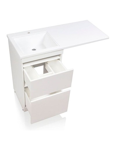 Тумба под раковину Style Line Даллас Люкс Plus 110 СС-00002347 Белая