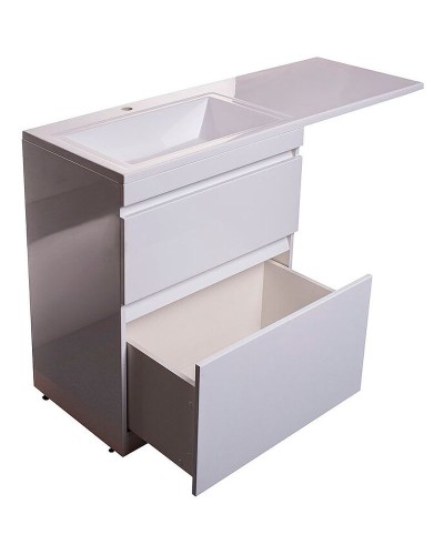 Тумба под раковину Style Line Даллас Люкс Plus 130 СС-00002348 Белая