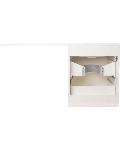 Тумба под раковину Style Line Даллас Люкс Plus 120 СС-00002351 подвесная Белая