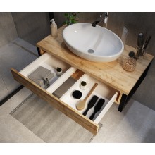 Тумба под раковину 1MarKa Grunge Loft 70П Ц0000015940 подвесная Дуб Вотан