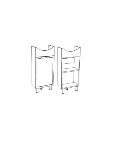 Тумба под раковину Corozo Монро 45 SD-00000784 Белая