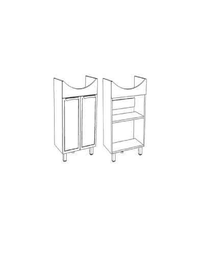 Тумба под раковину Corozo Монро 60 SD-00000663 Белая