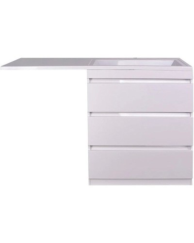 Тумба под раковину Style Line Даллас 150 СС-00002305 Белый глянец