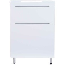 Тумба под раковину Style Line Бергамо 60 СС-00002307 Белая антискрейч