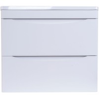 Тумба под раковину Style Line Бергамо 60 СС-00002316 подвесная Белая антискрейч