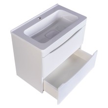 Тумба под раковину Style Line Бергамо 60 СС-00002316 подвесная Белая антискрейч