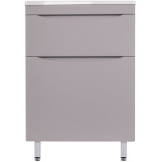 Тумба под раковину Style Line Бергамо 60 СС-00002309 Серая антискрейч