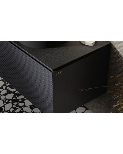 Тумба под раковину Jorno Stone 80 Stn.01.80/P/A/JR подвесная Антрацит