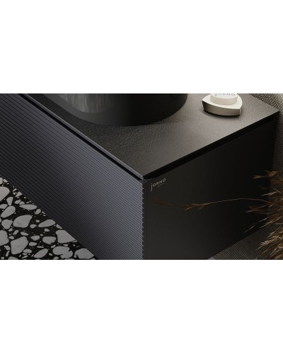 Тумба под раковину Jorno Stone 100 Stn.01.100/P/A/JR подвесная Антрацит