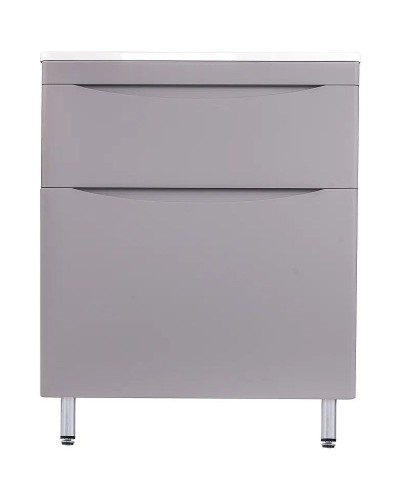 Тумба под раковину Style Line Бергамо 70 СС-00002312 Серая антискрейтч