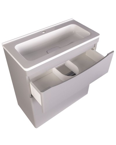 Тумба под раковину Style Line Бергамо 70 СС-00002312 Серая антискрейтч