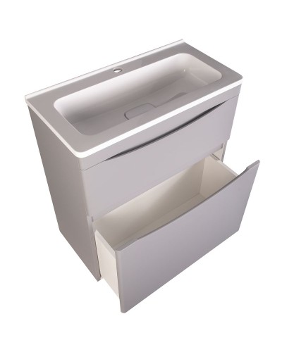 Тумба под раковину Style Line Бергамо 70 СС-00002312 Серая антискрейтч