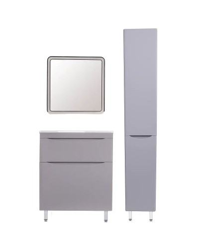 Тумба под раковину Style Line Бергамо 70 СС-00002312 Серая антискрейтч