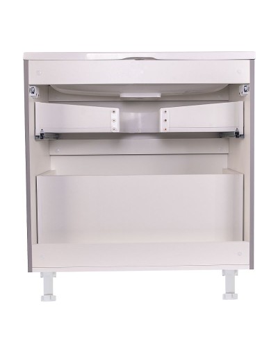 Тумба под раковину Style Line Бергамо 80 СС-00002315 Серая антискрейтч