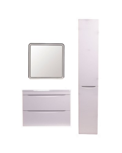 Тумба под раковину Style Line Бергамо 70 СС-00002320 подвесная Белая антискрейч