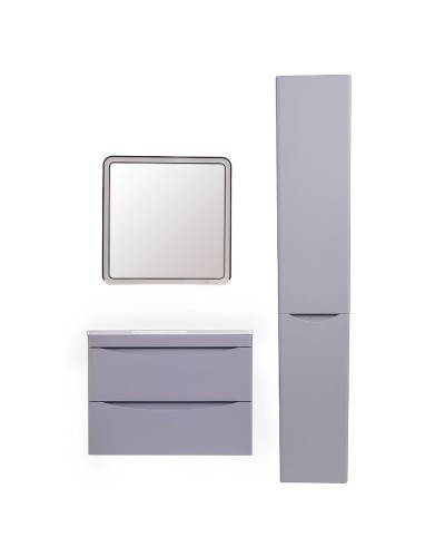 Тумба под раковину Style Line Бергамо 70 СС-00002319 подвесная Серая антискрейч