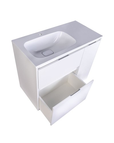 Тумба под раковину Style Line Барселона 90 L СС-00002345 Белая