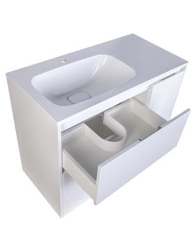 Тумба под раковину Style Line Барселона 90 L СС-00002345 Белая