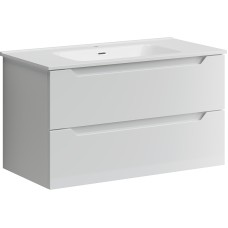 Тумба под раковину Sancos Norma 2.0 90 NR2.090W подвесная Белый глянец