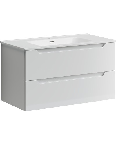 Тумба под раковину Sancos Norma 2.0 90 NR2.090W подвесная Белый глянец