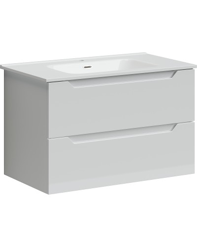 Тумба под раковину Sancos Norma 2.0 80 NR2.080W подвесная Белый глянец