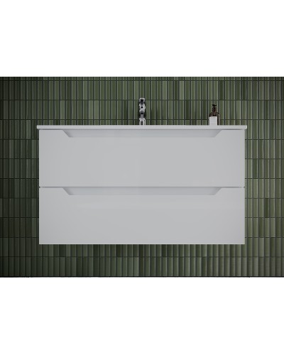 Тумба под раковину Sancos Norma 2.0 100 NR2.0100W подвесная Белый глянец