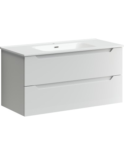 Тумба под раковину Sancos Norma 2.0 100 NR2.0100W подвесная Белый глянец