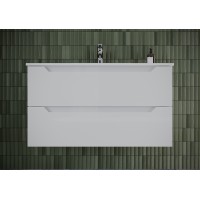 Тумба под раковину Sancos Norma 2.0 120 NR2.0120-1W подвесная Белый глянец