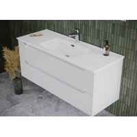 Тумба под раковину Sancos Norma 2.0 120 NR2.0120-1W подвесная Белый глянец