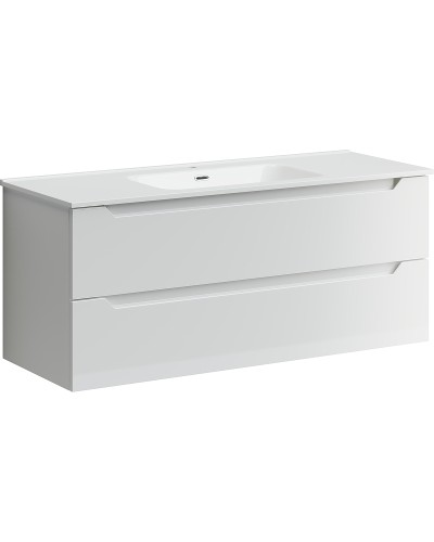 Тумба под раковину Sancos Norma 2.0 120 NR2.0120-1W подвесная Белый глянец