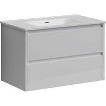 Тумба под раковину Sancos Libra 80 LB80W подвесная Белый глянец