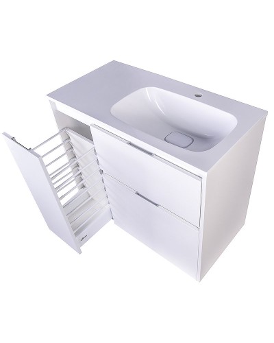 Тумба под раковину Style Line Барселона 90 R СС-00002280 Белая
