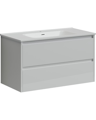 Тумба под раковину Sancos Libra 90 LB90W подвесная Белый глянец