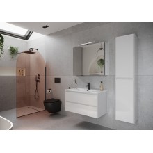 Тумба под раковину Sancos Libra 90 LB90W подвесная Белый глянец