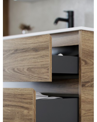 Тумба под раковину Sancos Libra 60 LB60ECH подвесная Дуб чарльстон