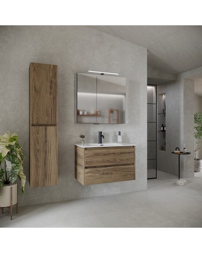 Тумба под раковину Sancos Libra 80 LB80ECH подвесная Дуб чарльстон