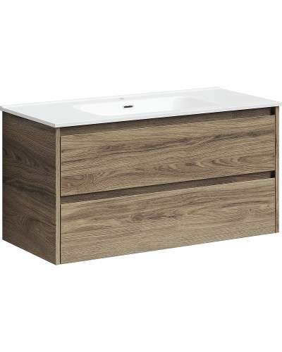 Тумба под раковину Sancos Libra 100 LB100ECH подвесная Дуб чарльстон