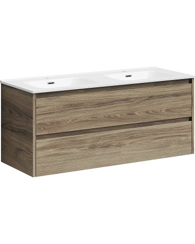 Тумба под раковину Sancos Libra 120 LB120-2ECH подвесная Дуб чарльстон