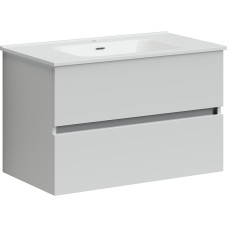 Тумба под раковину Sancos Urban 80 UR80W подвесная Белый глянец