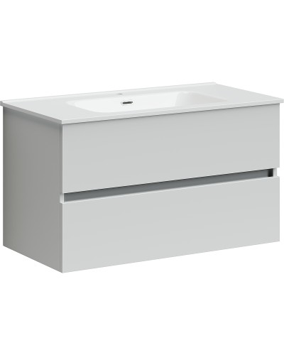 Тумба под раковину Sancos Urban 90 UR90W подвесная Белый глянец