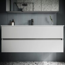 Тумба под раковину Sancos Urban 120 UR120-1W подвесная Белый глянец