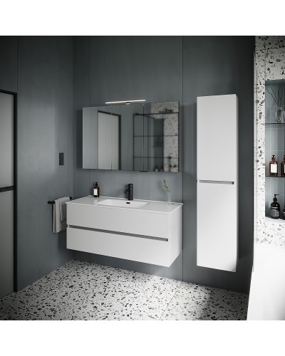 Тумба под раковину Sancos Urban 120 UR120-1W подвесная Белый глянец