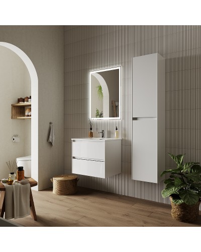 Тумба под раковину Sancos Cento 60 CN60W подвесная Белый глянец