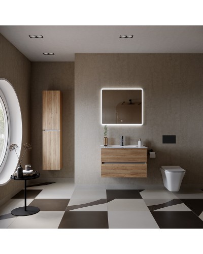 Тумба под раковину Sancos Urban 80 UR80EG подвесная Дуб Галифакс натуральный