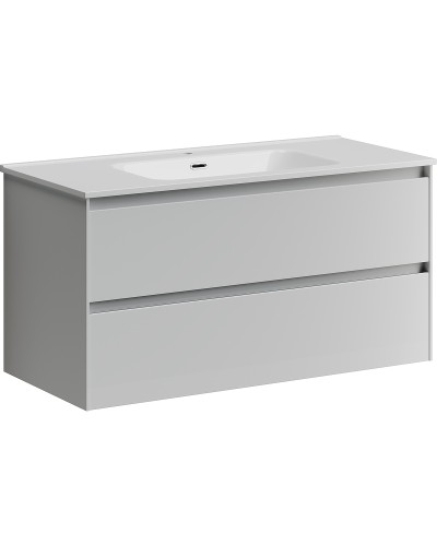 Тумба под раковину Sancos Cento 100 CN100W подвесная Белый глянец